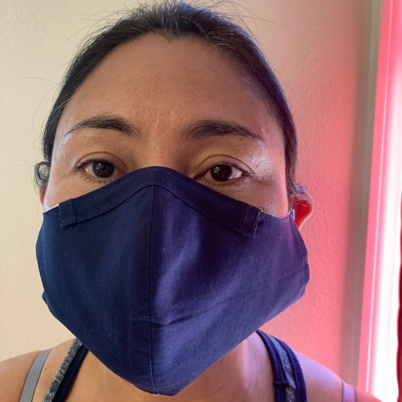 Floral Face Mask w Wire & Filter Slot Washable - Picture 7 of 8